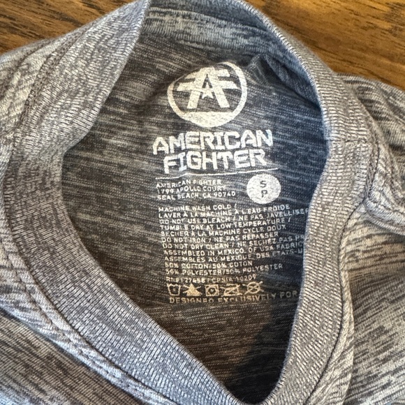 American Fighter Heather Gray Tee - Picture 2 of 3